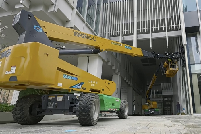 徐工產(chǎn)品，給力！XGH28AC-Li施工紀實