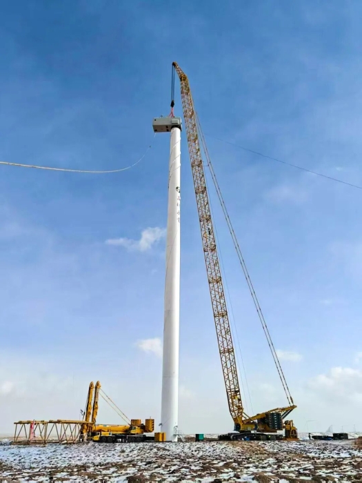 階段任務(wù)圓滿完成！XLC18000M一口氣拿下20臺風(fēng)機，為綠色地球加油~