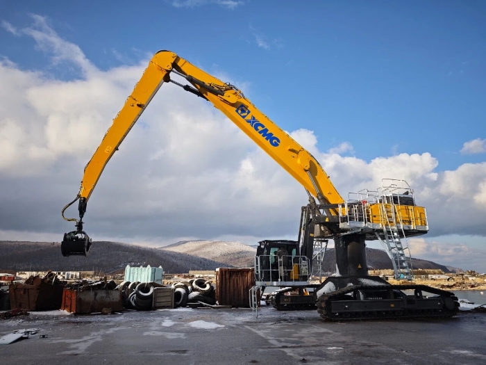 【工程特種兵】港口建設(shè)新寵兒！徐工XE850M抓料機上新！