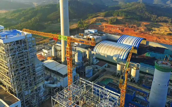 火電建設(shè)首選！徐工雙塔提速國家電投2x1000MW機(jī)組擴(kuò)建