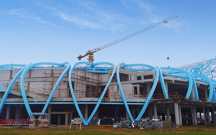 塔機(jī)群立！徐工助建安徽新地標(biāo)